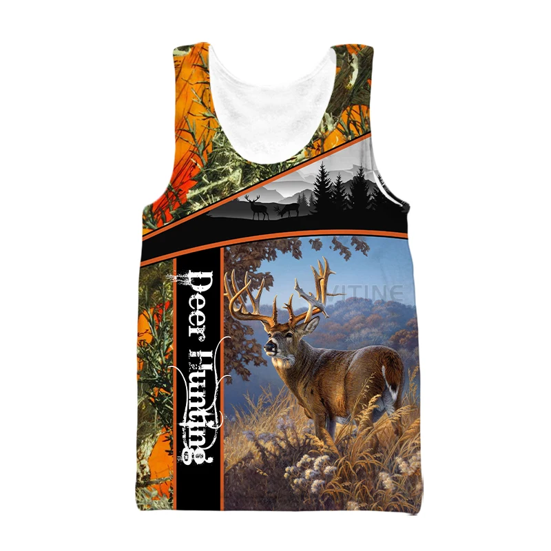 New Fashion Hunting Vest Men's 3d Print Deer Sleeveless Men Women Custom Tank Top V10
New Fashion Hunting Vest Men's 3d Print Deer Sleeveless Men Women Custom Tank Top V10