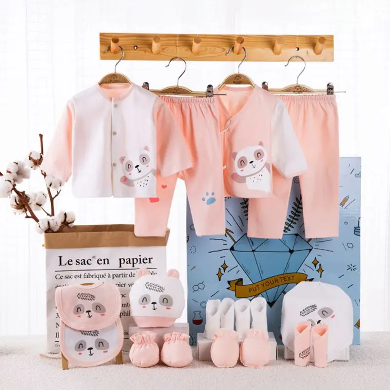 Фото Детский комплект одежды наряд в подарочной коробке хлопковое нижнее белье