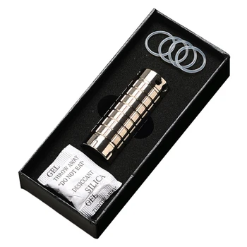 Portable Titanium Alloy Seals Bottle Waterproof Canister Medicine Bottles Capsule Pill Tank Outdoor EDC First Aid Supplies
Portable Titanium Alloy Seals Bottle Waterproof Canister Medicine Bottles Capsule Pill Tank Outdoor EDC First Aid Supplies