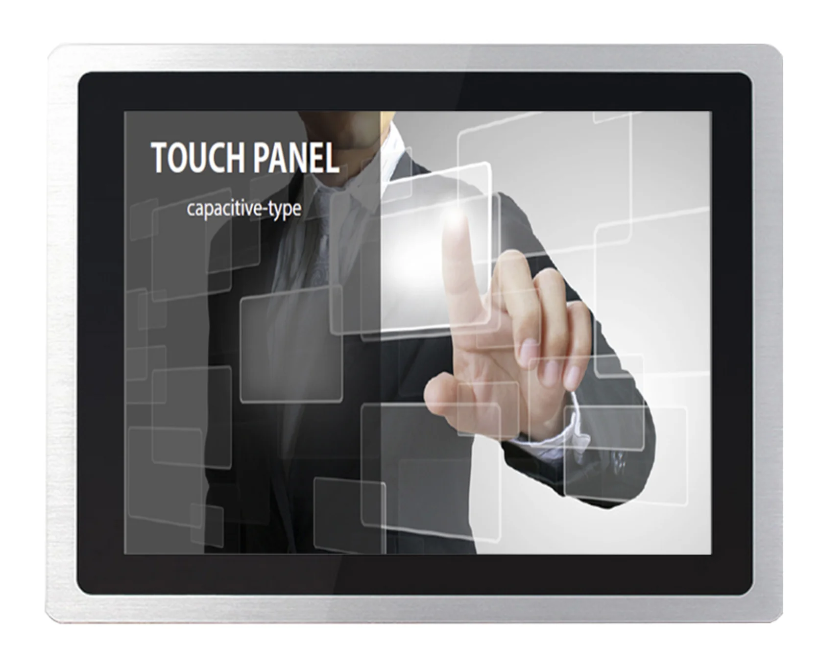 

17 inch Wall Mount Embbeded Capacitive Touch Screen Panel Display Industrial LCD monitor