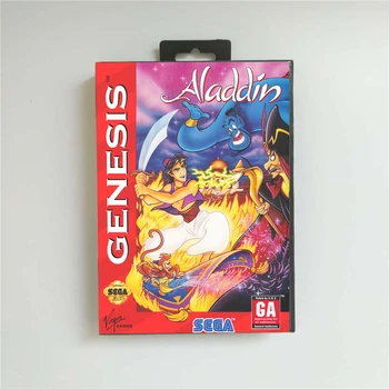 Aladdin - USA Cover With Retail Box 16 Bit MD Game Card for Sega Megadrive Genesis Video Game Console
Aladdin - USA Cover With Retail Box 16 Bit MD Game Card for Sega Megadrive Genesis Video Game Console