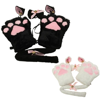 Kitten Cat Maid Cosplay Roleplay Anime Costume Gloves Paw Ear Tail Tie Party 
Kitten Cat Maid Cosplay Roleplay Anime Costume Gloves Paw Ear Tail Tie Party