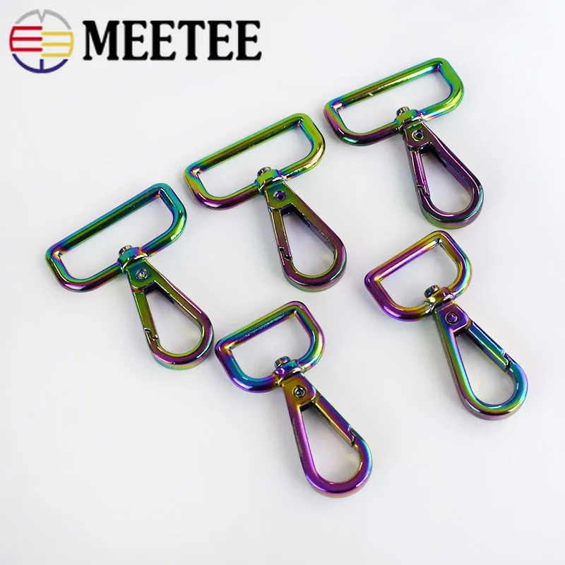 Meetee 5/10pcs 13-32mm Metal Bag Strap Buckles Clasp Clip Trigger Swivel Lobster Snap Hook DIY Handbag Leather Craft Accessories
Meetee 5/10pcs 13-32mm Metal Bag Strap Buckles Clasp Clip Trigger Swivel Lobster Snap Hook DIY Handbag Leather Craft Accessories