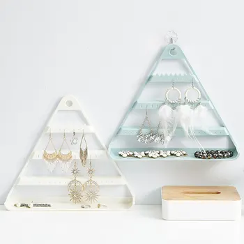 Plastic Makeup Organizer Wall Mounted Multi-Storey Triangle-Shaped Jewelry Rack Earring Eardrop Display Stand Bathroom Organizer
Plastic Makeup Organizer Wall Mounted Multi-Storey Triangle-Shaped Jewelry Rack Earring Eardrop Display Stand Bathroom Organizer