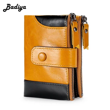 Genuine Leather Vintage Men Wallets Patchwork Short Coin Pocket Hasp Zipper Small Wallet Men Purse Card Holder Male Clutch Bag
Genuine Leather Vintage Men Wallets Patchwork Short Coin Pocket Hasp Zipper Small Wallet Men Purse Card Holder Male Clutch Bag