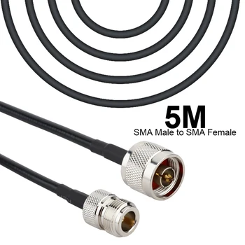 5m 10m 15m SMA Male to SMA Female Nut Bulkhead Crimp RG316 Coax Cable Jumper Cable
5m 10m 15m SMA Male to SMA Female Nut Bulkhead Crimp RG316 Coax Cable Jumper Cable