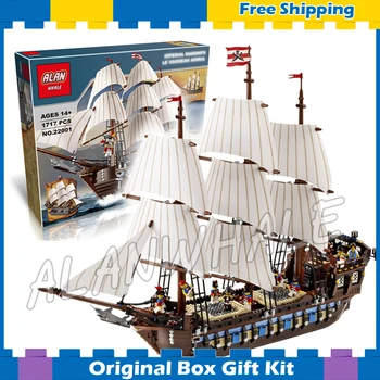 1717pcs Battle Ship Pirates of the Caribbean Imperial Flagship 39010 DIY Model Building Blocks Toys Bricks Compatible
1717pcs Battle Ship Pirates of the Caribbean Imperial Flagship 39010 DIY Model Building Blocks Toys Bricks Compatible
