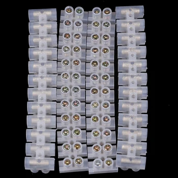 10Pcs Barrier Screw Terminal Wire Connector 3A 12-Position Block Terminal Connect Holes Universal Quick Connector
10Pcs Barrier Screw Terminal Wire Connector 3A 12-Position Block Terminal Connect Holes Universal Quick Connector