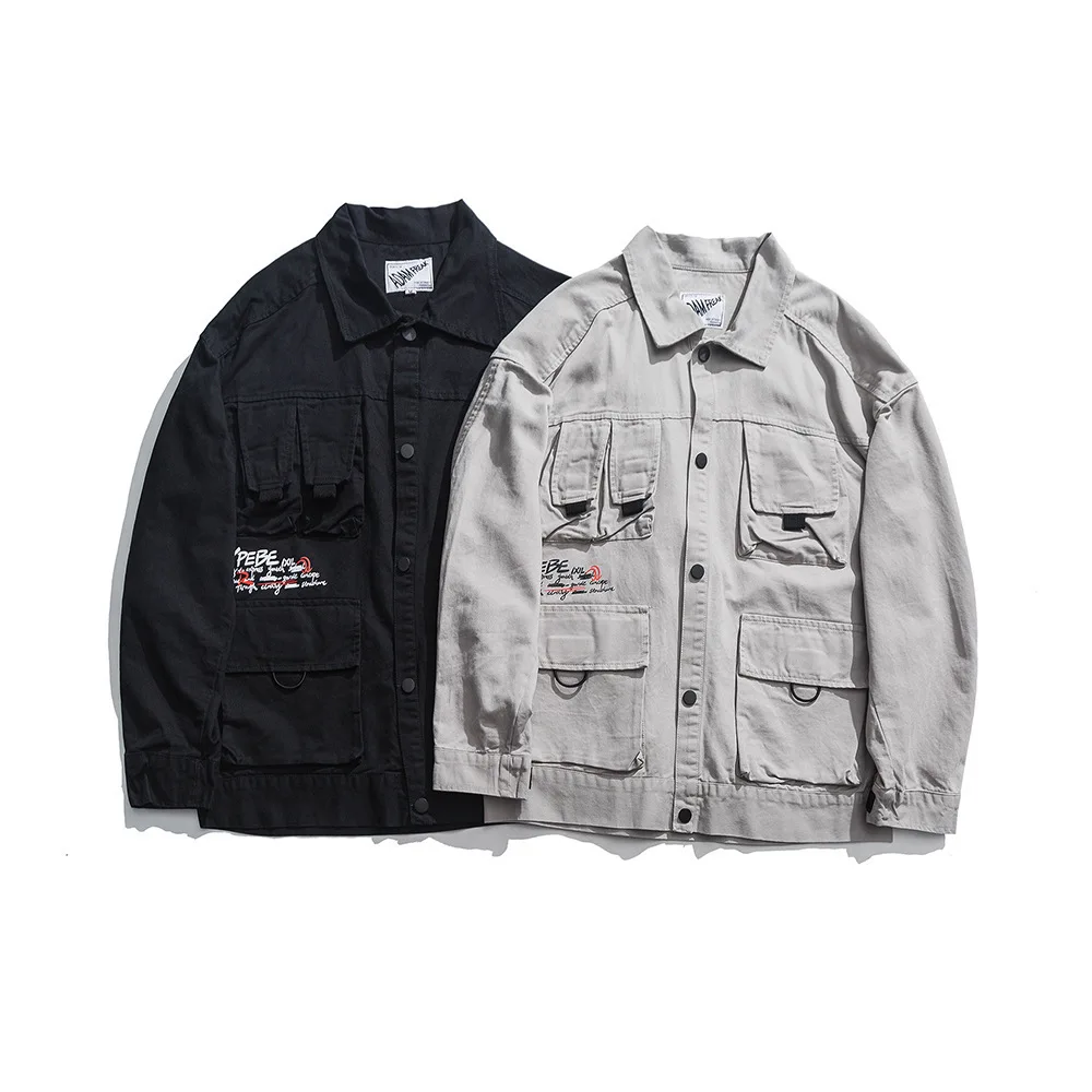 2019 Autumn New Style Japanese-style Popular Brand Coat Men's Loose-Fit Multi-pockets Tooling Jacket gai liang kuan on Clothes M
2019 Autumn New Style Japanese-style Popular Brand Coat Men's Loose-Fit Multi-pockets Tooling Jacket gai liang kuan on Clothes M