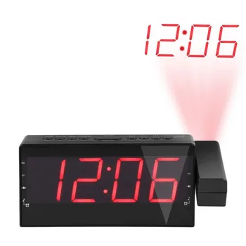 Digital Radio Alarm Clock Projection Snooze Timer Temperature LED Display USB Charge Cable Table Wall FM Radio Clock N06
Digital Radio Alarm Clock Projection Snooze Timer Temperature LED Display USB Charge Cable Table Wall FM Radio Clock N06