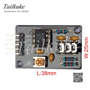 MSGEQ7 Audio Processing Graphic Equalization Filter Signal Analysis Module
MSGEQ7 Audio Processing Graphic Equalization Filter Signal Analysis Module