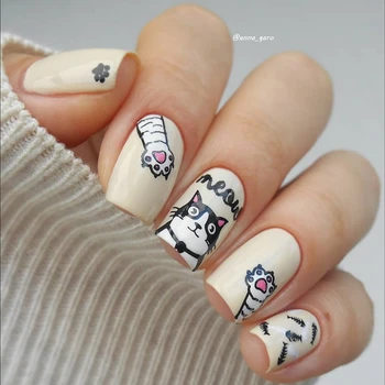 Beauty Bigbang Nail Stamping Plates Set 2PCS Geometry Flower Egypt Feather Cute Cat Dog Image Nail Art Stamp Stencil Template