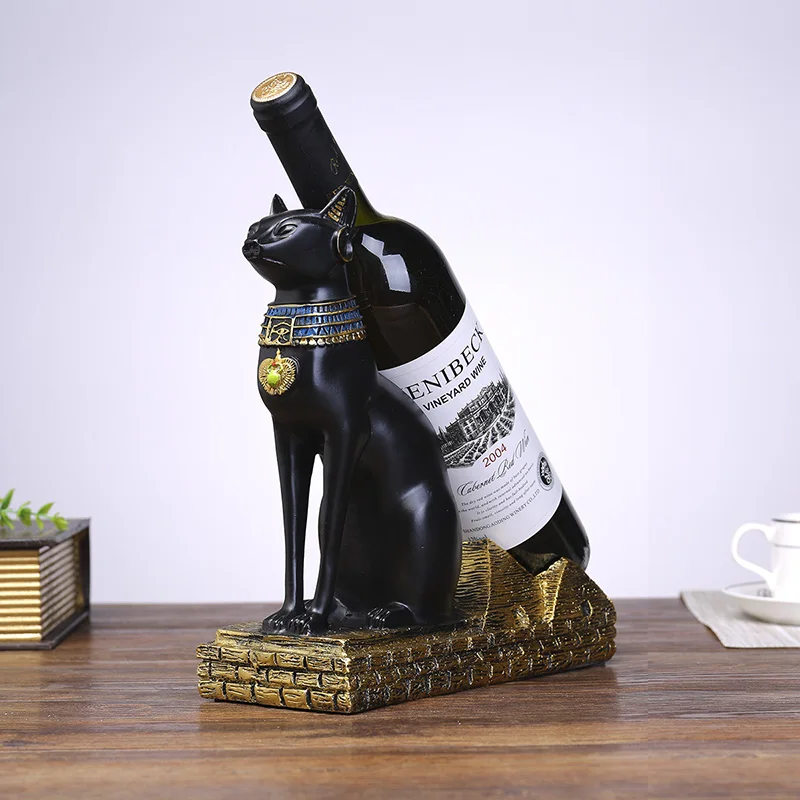 European Resin Wine Holder Display Shelf Restaurant Cat Design Wine Rack Stand Bar Wine Whiskey Organizer for Wine Lover Kitchen
European Resin Wine Holder Display Shelf Restaurant Cat Design Wine Rack Stand Bar Wine Whiskey Organizer for Wine Lover Kitchen