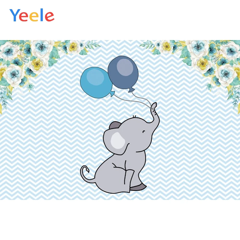 Blue Stripe Flower Elephant Newborn Baby Shower Boy Birthday Backdrop Backdrops Vinyl Photography Background For Photo studio
Blue Stripe Flower Elephant Newborn Baby Shower Boy Birthday Backdrop Backdrops Vinyl Photography Background For Photo studio