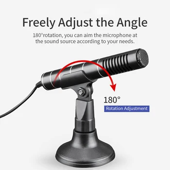 Livestream Gaming Microphone for Computer Recording 3m Wired Condenser Microphone for PC Youtube Podcast Studio Microphones
Livestream Gaming Microphone for Computer Recording 3m Wired Condenser Microphone for PC Youtube Podcast Studio Microphones