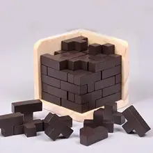 54Pcs Wooden T Shape 3D Puzzles Building Brain Teaser Luban Lock Educational Toy 
54Pcs Wooden T Shape 3D Puzzles Building Brain Teaser Luban Lock Educational Toy