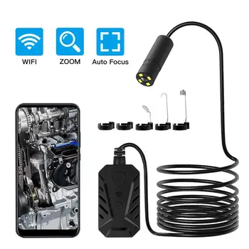 5.0MP Auto Focus WiFi Endoscope Inspection Camera Waterproof IP68 Flexible Snake Camera 2560*1920P HD for Android iOS Tablet
5.0MP Auto Focus WiFi Endoscope Inspection Camera Waterproof IP68 Flexible Snake Camera 2560*1920P HD for Android iOS Tablet