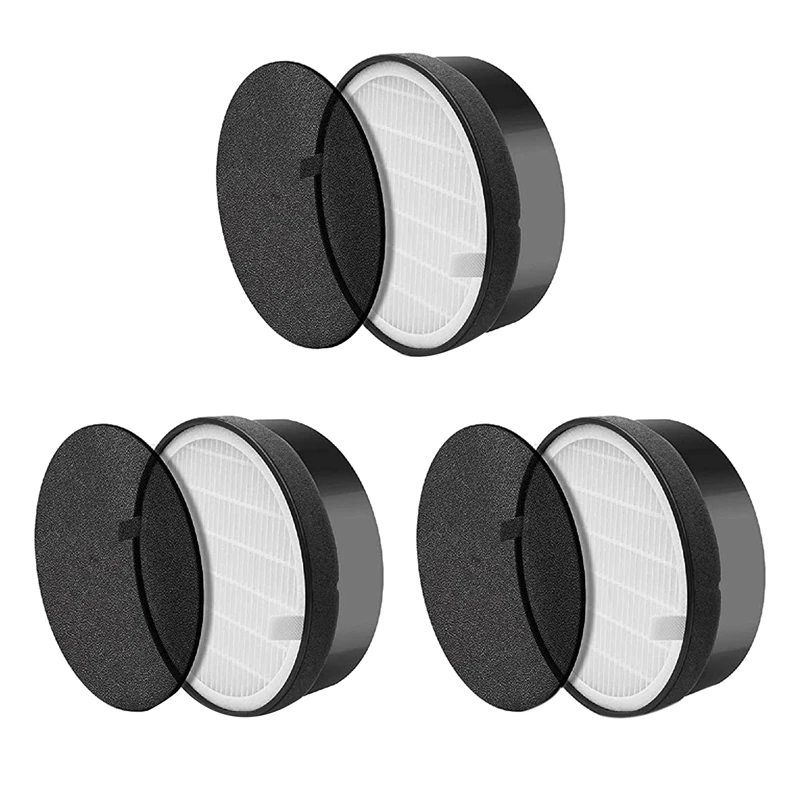 3-Piece Filter for Levoit LV-H132 LV-H132-RF Air Purifier, Real HEPA and Activated Carbon Filter Kit
3-Piece Filter for Levoit LV-H132 LV-H132-RF Air Purifier, Real HEPA and Activated Carbon Filter Kit