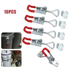 10 Pieces Toggle Latch Clamp Holding Capacity 150Kg/330Lbs Horizontal Style Hand Tool For Welding Jigging Repairing Woodworking
10 Pieces Toggle Latch Clamp Holding Capacity 150Kg/330Lbs Horizontal Style Hand Tool For Welding Jigging Repairing Woodworking