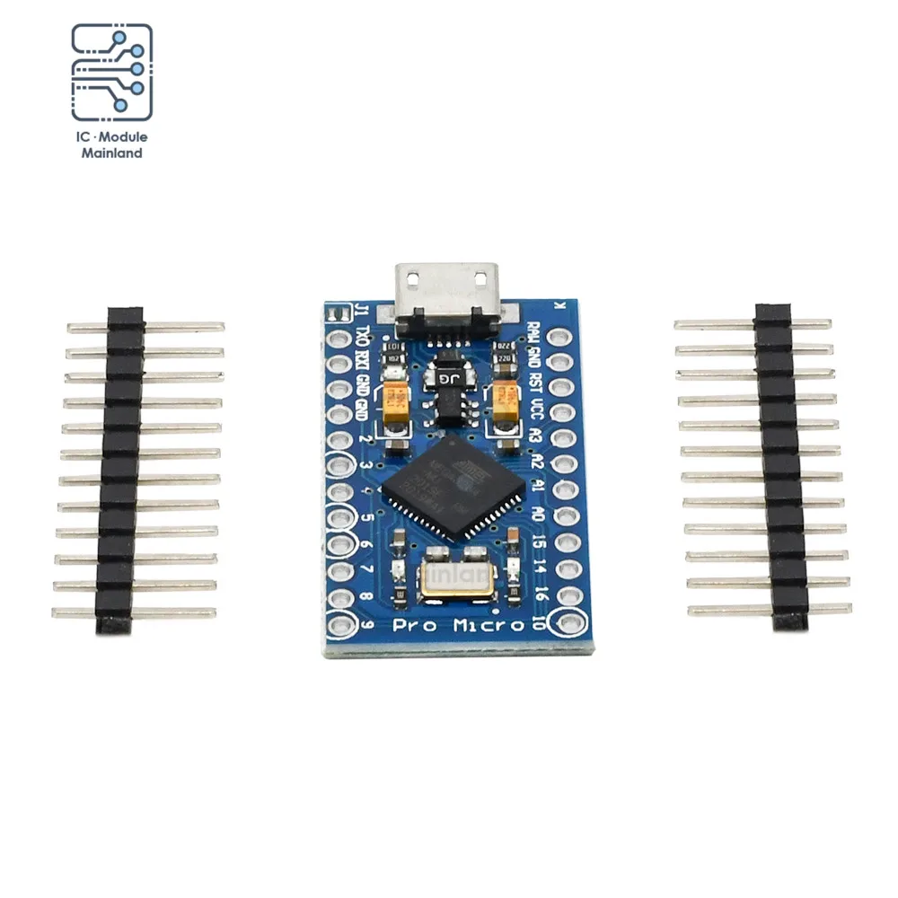 3.3V Pro Micro ATMEGA32U4 Motherboard Module Controller Board For Arduino 8M Crystal Oscillator
3.3V Pro Micro ATMEGA32U4 Motherboard Module Controller Board For Arduino 8M Crystal Oscillator