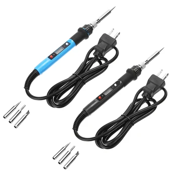 Adjustable Temperature Electric Soldering Iron 80W 110V Welding Solder Rework Station Heat Pencil Tips Repair Tool US Plug
Adjustable Temperature Electric Soldering Iron 80W 110V Welding Solder Rework Station Heat Pencil Tips Repair Tool US Plug
