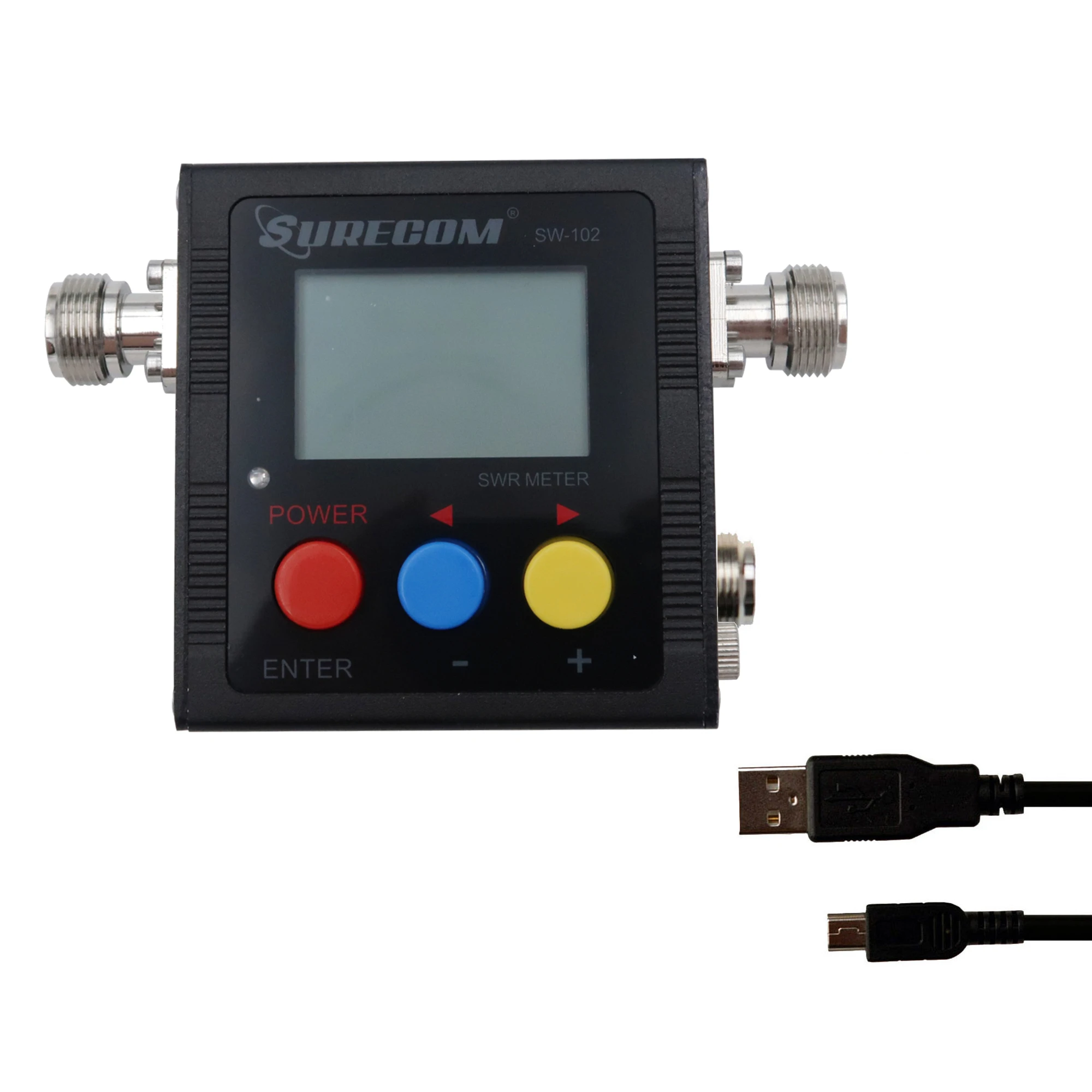 Surecom SW-102S цифровой VHF/UHF 125-525 МГц SO239 разъем Мощность & измеритель коэффициента