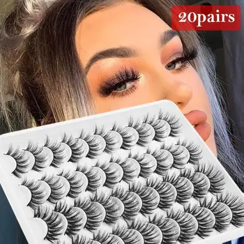 20 Pairs Natural Cross False Eye Lashes 3D Mink Bushy Eyelash Long Eyelashes Silk Thick Eyelashes Makeup Eyelashes Extensio N7R6
20 Pairs Natural Cross False Eye Lashes 3D Mink Bushy Eyelash Long Eyelashes Silk Thick Eyelashes Makeup Eyelashes Extensio N7R6