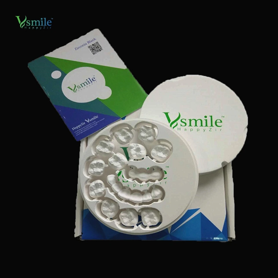 HappyZir Ultra High Translucency Pre-Shaded Dental Zirconia CAD Block For Milling Copings, Frameworks Full Contour Restorations
HappyZir Ultra High Translucency Pre-Shaded Dental Zirconia CAD Block For Milling Copings, Frameworks Full Contour Restorations