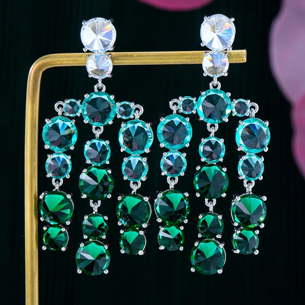 Kellybola Luxury Fashion Zirconia Tassel Hanging Earrings Women Fine Crystal Party Daily Boutique Jewelry Valentine's Day Gift
Kellybola Luxury Fashion Zirconia Tassel Hanging Earrings Women Fine Crystal Party Daily Boutique Jewelry Valentine's Day Gift