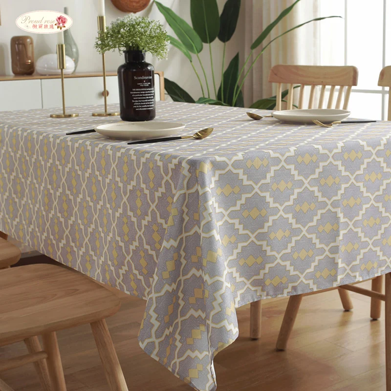 Proud Rose Waterproof Tablecloth Table Cloth Rectangular Diamond Geometric Printed Household Dining Table Cover Towel Tablecloth
Proud Rose Waterproof Tablecloth Table Cloth Rectangular Diamond Geometric Printed Household Dining Table Cover Towel Tablecloth