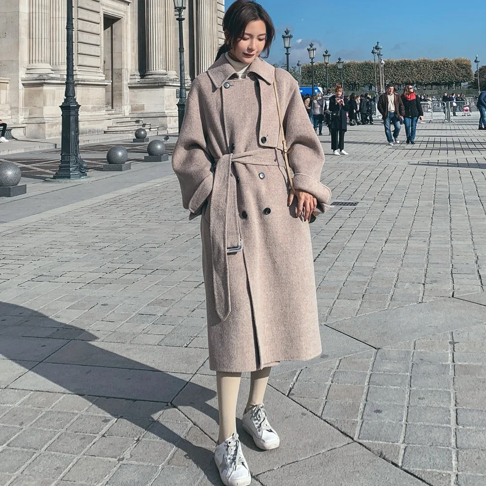 2018 Winter New Style Fashionable WOMEN'S Dress Retro Laziness CHIC Long Waist Hugging Slimming Woolen Jacket Woolen Overcoat
2018 Winter New Style Fashionable WOMEN'S Dress Retro Laziness CHIC Long Waist Hugging Slimming Woolen Jacket Woolen Overcoat