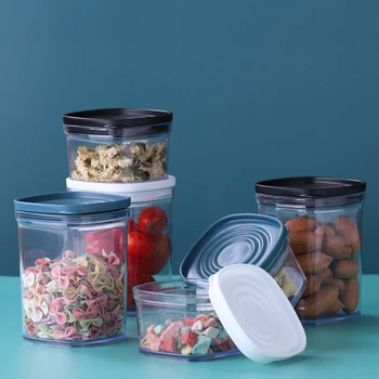 600ml/250ml Transparent Food Preservation Sealed Jar With Cover Grain Storage Fridge Fruit Crisper Box Kitchen Food Container
600ml/250ml Transparent Food Preservation Sealed Jar With Cover Grain Storage Fridge Fruit Crisper Box Kitchen Food Container