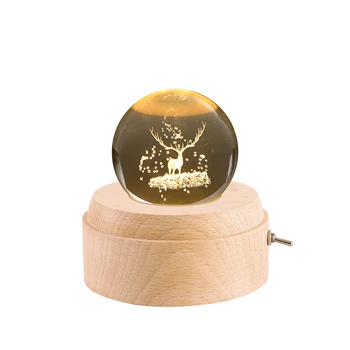 Wooden Transparent Music Box Crystal Ball Rotating Creative Music Box Girlfriend Birthday Gift Globo De Neve Love Gift EB50MB
Wooden Transparent Music Box Crystal Ball Rotating Creative Music Box Girlfriend Birthday Gift Globo De Neve Love Gift EB50MB