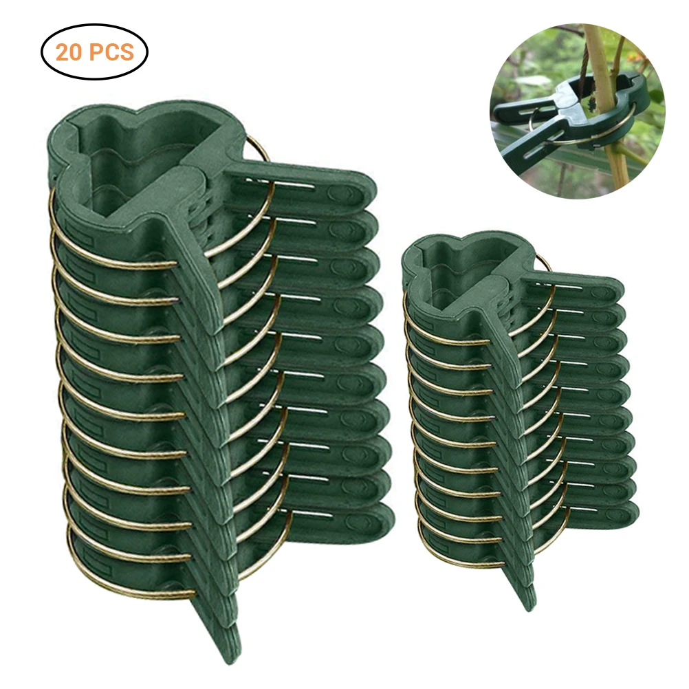 20Pcs Reusable Garden Plant Fixed Clip Vines Grape Support Fastener Vegetables Flowers Clamp Greenhouse Bracket Connector Clip
20Pcs Reusable Garden Plant Fixed Clip Vines Grape Support Fastener Vegetables Flowers Clamp Greenhouse Bracket Connector Clip
