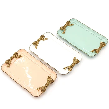 3 Pcs Bow Cake Tray Storage Dessert Plate Square Tray Rectangular Kitchen Storage Tray Home Decoration 20cm x 12cm
3 Pcs Bow Cake Tray Storage Dessert Plate Square Tray Rectangular Kitchen Storage Tray Home Decoration 20cm x 12cm