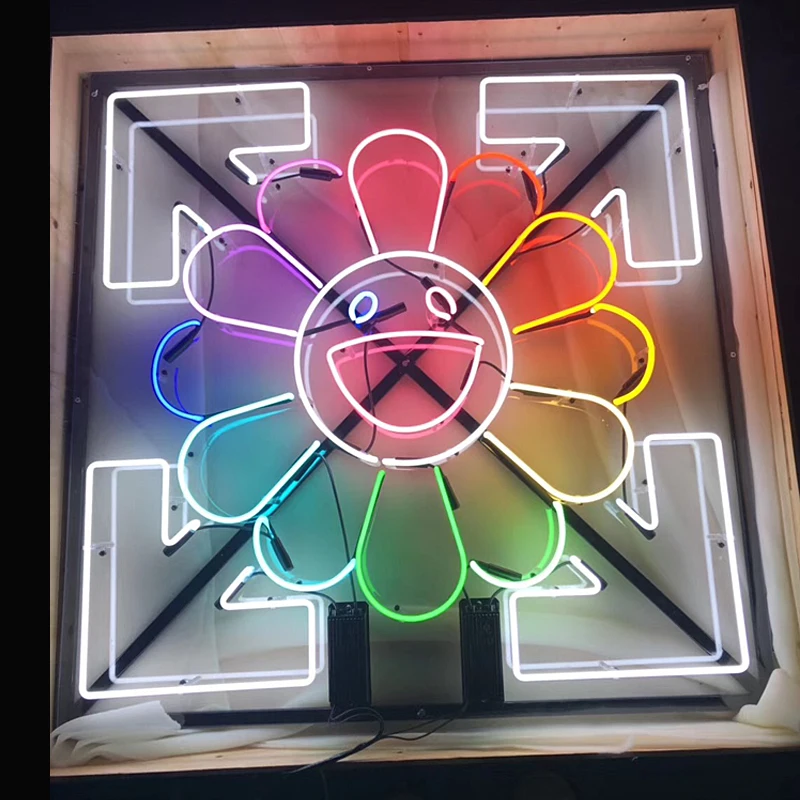 Guangzhou Factory Custom Murakami Takanori The Sun Smile Face Neon Signs Beer Bar Pub Party Store Home room Wall Decor 50*50cm
Guangzhou Factory Custom Murakami Takanori The Sun Smile Face Neon Signs Beer Bar Pub Party Store Home room Wall Decor 50*50cm