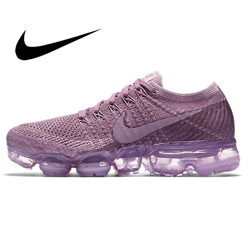 

Original Authentic Nike Air VaporMax Flyknit Women's Breathable Running Shoes Outdoor Comfortable Sports Shoes Trend 2019