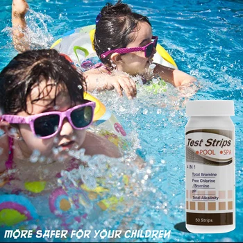 3-In-1 Swimming Pool Test Paper Residual Chlorine PH Value Alkalinity Hardness Test Strip A Bottle Of Hot Tub Water Quality 50pc
3-In-1 Swimming Pool Test Paper Residual Chlorine PH Value Alkalinity Hardness Test Strip A Bottle Of Hot Tub Water Quality 50pc