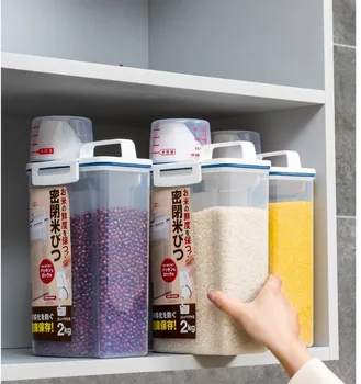 High quality material household sealed rice bucket rice storage box double sealed moisture-proof and insect-proof rice flour box
High quality material household sealed rice bucket rice storage box double sealed moisture-proof and insect-proof rice flour box