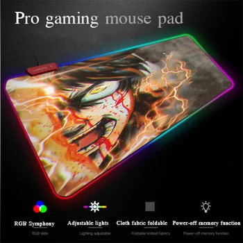 Yuzuoan Comfortable RGB Gaming Mouse Pad USB Wired LED Colorful Lighting Large Non-slip Carpet Pad Locking Table Mat Universal
Yuzuoan Comfortable RGB Gaming Mouse Pad USB Wired LED Colorful Lighting Large Non-slip Carpet Pad Locking Table Mat Universal