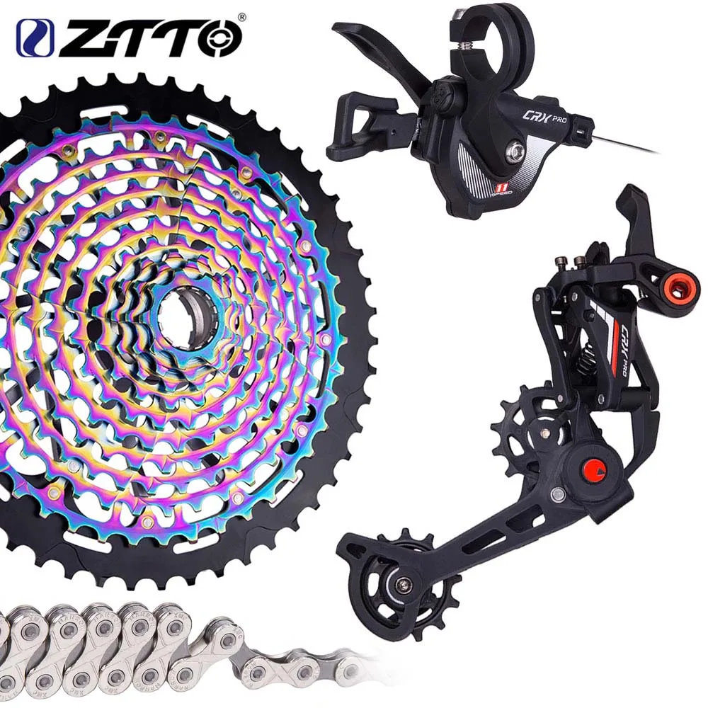 ZTTO 11 Speed 9T MTB XD Shifter Group Set Mountain Bike 1*11S Long Cage 11speed Bicycle Cassette Chain and rear Derailleur