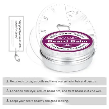 Men Organic Beard Oil Balm Moustache Wax Styling Beeswax Moisturizing Smoothing Gentlemen Natural Beard Balm Beard Care
Men Organic Beard Oil Balm Moustache Wax Styling Beeswax Moisturizing Smoothing Gentlemen Natural Beard Balm Beard Care