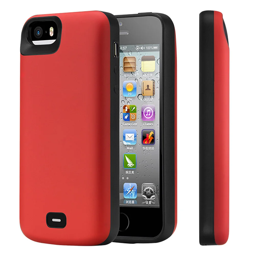 4000 Mah For iphone 5 5S SE Battery Charger Case Smart Phone Cover Power Bank Battery Case
4000 Mah For iphone 5 5S SE Battery Charger Case Smart Phone Cover Power Bank Battery Case
