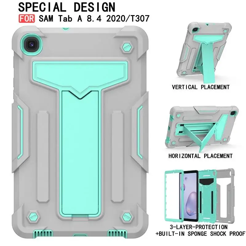 Full Protection Back Cover For Samsung Galaxy Tab A 8.4\" 2020 T307 Shockproof Armor Heavy Protective Rugged Duty Tablet Case
Full Protection Back Cover For Samsung Galaxy Tab A 8.4\" 2020 T307 Shockproof Armor Heavy Protective Rugged Duty Tablet Case