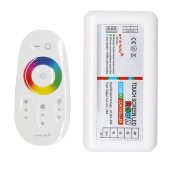Touch Screen LED RGB / RGBW Controller 2.4G Wireless DC12-24V RF Remote Control For RGB /RGBW LED Strip
Touch Screen LED RGB / RGBW Controller 2.4G Wireless DC12-24V RF Remote Control For RGB /RGBW LED Strip