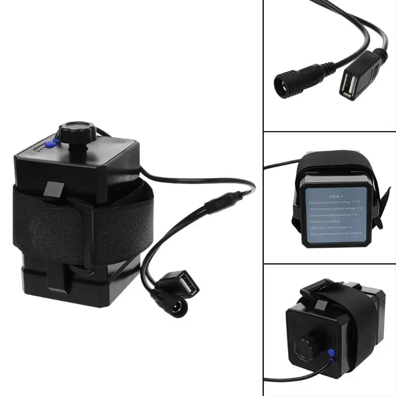 12V Waterproof Battery Case Box with USB Interface Support 3x 18650 26650 Battery DIY Power Bank for Bike LED Light Lamp
12V Waterproof Battery Case Box with USB Interface Support 3x 18650 26650 Battery DIY Power Bank for Bike LED Light Lamp