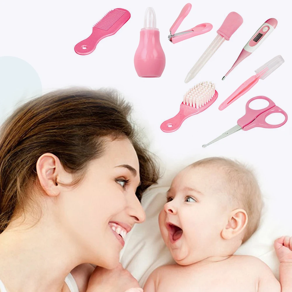 8pcs/set Hair Brush Thermometer Pipette Trimmer Comb Scissors Health Care Baby Grooming Kit Infants Nail Clippers Tweezers
8pcs/set Hair Brush Thermometer Pipette Trimmer Comb Scissors Health Care Baby Grooming Kit Infants Nail Clippers Tweezers