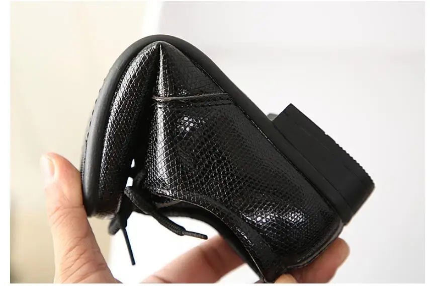 Baby-Boys' Solid Leather Shoes