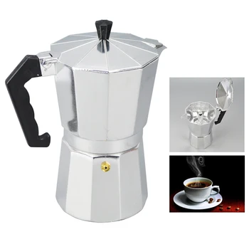 1pc Aluminum Moka Coffee Maker Italian Stove Top Percolator Pot Tool Moka Pot Cooker Gas Stove Furnace Alcohol Stove Accessories
1pc Aluminum Moka Coffee Maker Italian Stove Top Percolator Pot Tool Moka Pot Cooker Gas Stove Furnace Alcohol Stove Accessories