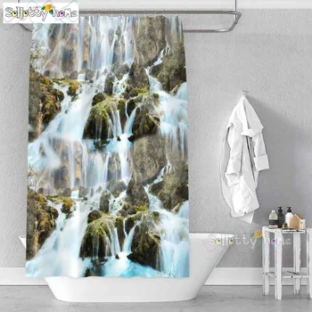 3D Landscape Flowing Water Between Stones High Quality Washable Bath Curtains Screen Decoration Polyester Fabric Shower Curtain
3D Landscape Flowing Water Between Stones High Quality Washable Bath Curtains Screen Decoration Polyester Fabric Shower Curtain